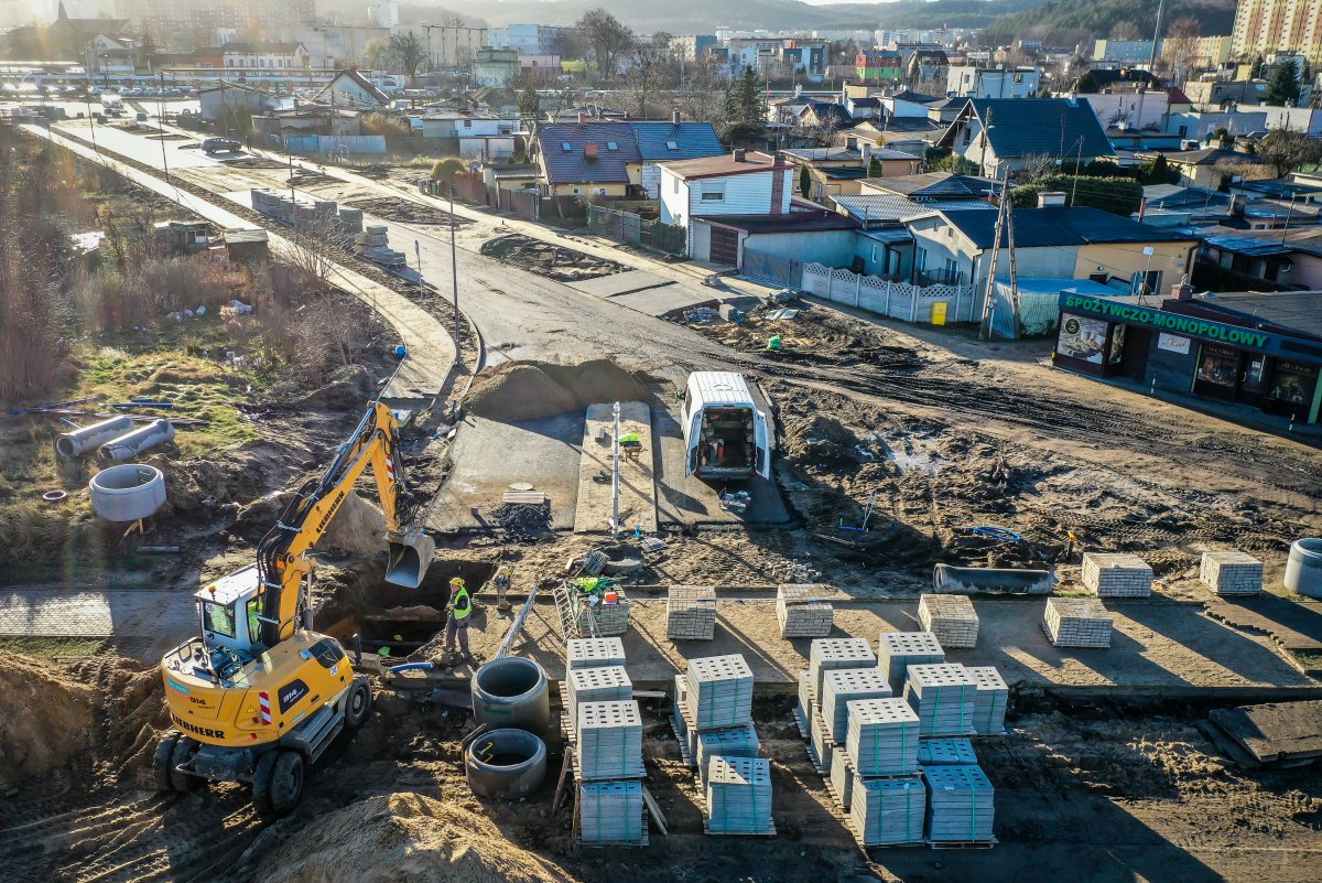 Prace rewitalizacyjne na osiedlu Meksyk, fot. Karolina Misztal-Świderska