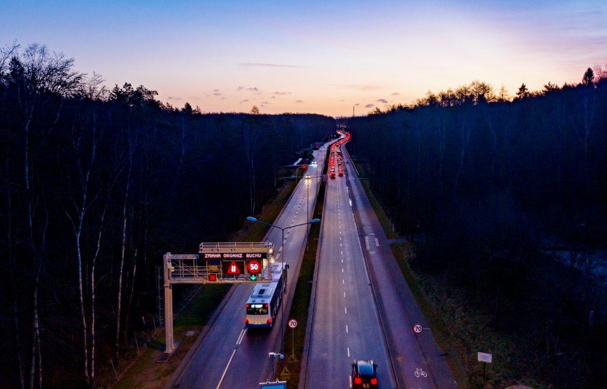 Kontrapas autobusowy w Gdyni, fot. Tomasz Kozieł / ZDiZ