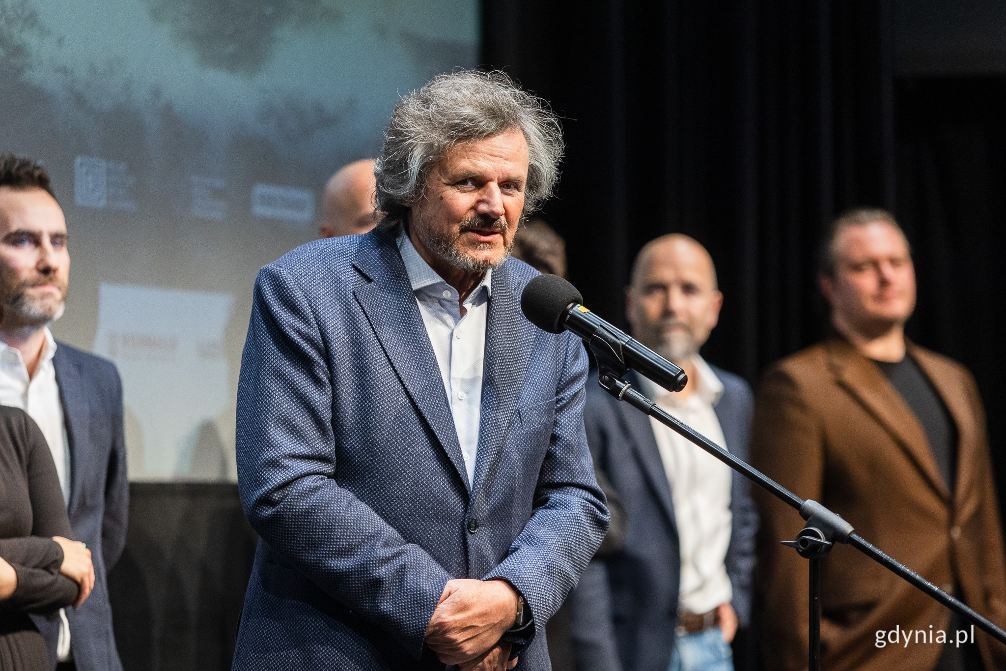 Jacek Bławut podczas premiery w Gdyńskim Centrum Filmowym // fot. Karol Stańczak