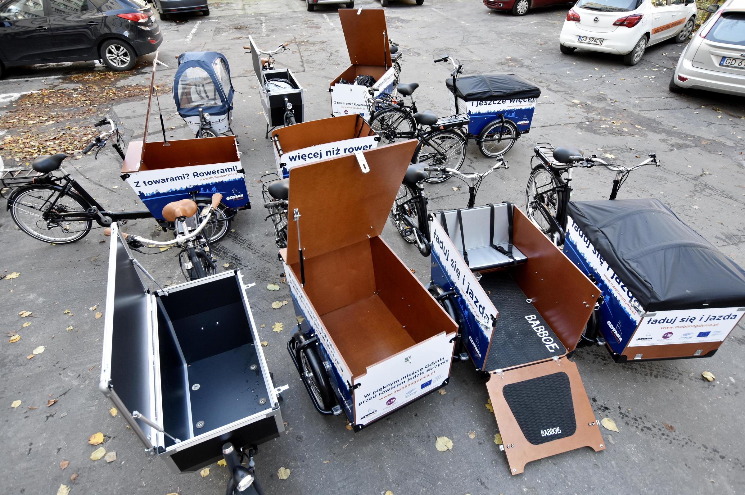 R&oacute;żne przestrzenie bagażowe rower&oacute;w, fot. Lechosław Dzierżak
