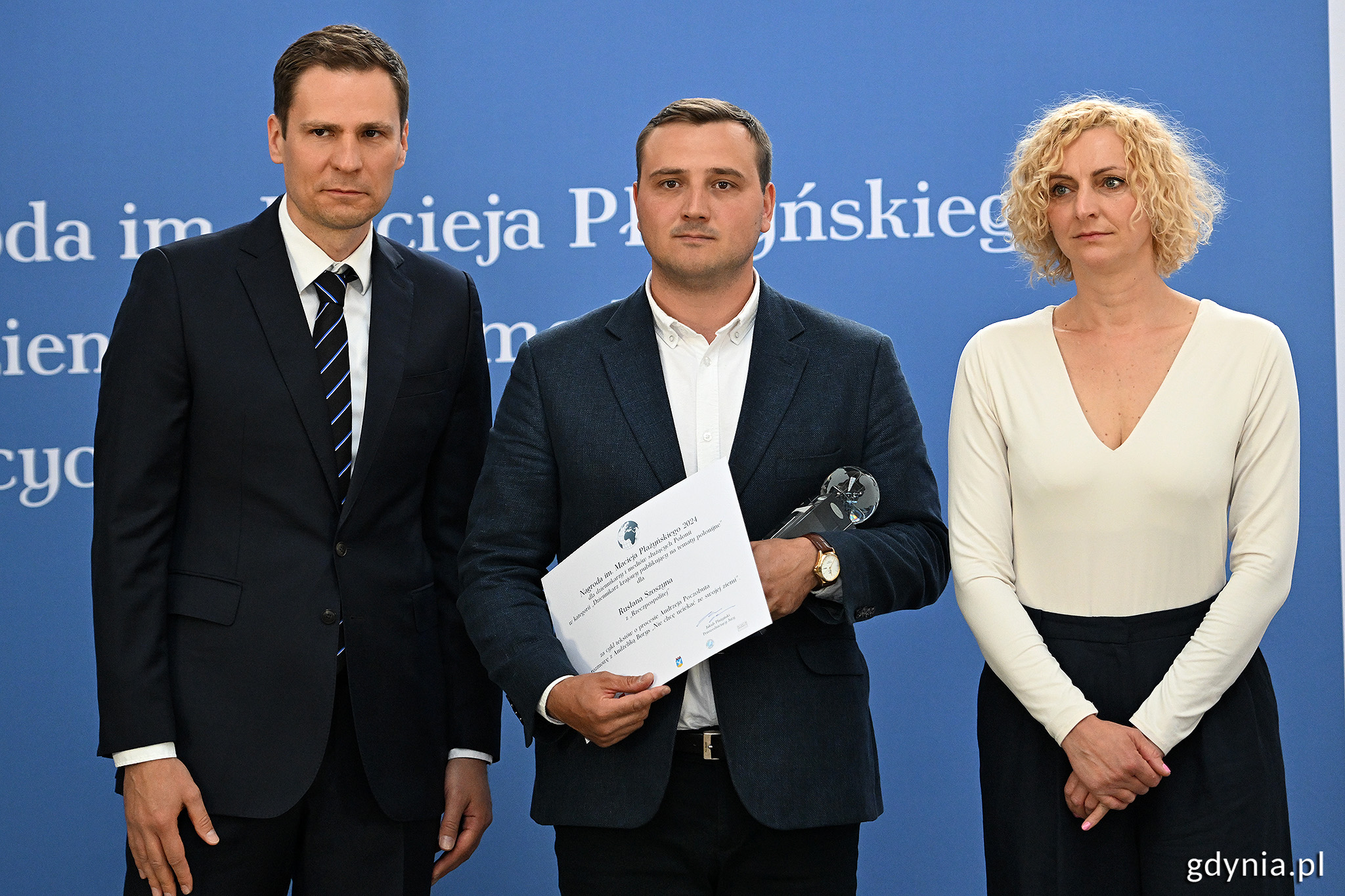 Rusłan Szoszyn, laureat w kategorii &bdquo;Dziennikarz krajowy publikujący na tematy polonijne&rdquo;