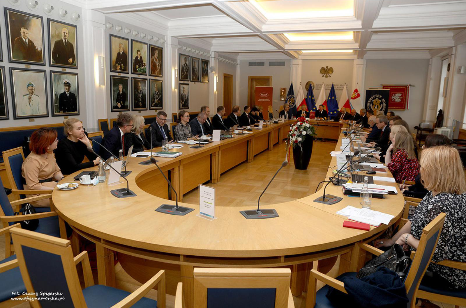 Konferencja Rektor&oacute;w Akademickich Szk&oacute;ł Polskich na Uniwersytecie Morskim w Gdyni. Fot. Cezary Spigarski