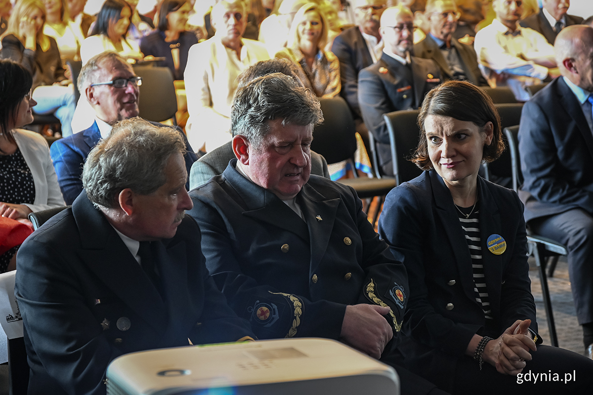 Wiceprezydent Gdyni Katarzyna Gruszecka-Spychała podczas obchod&oacute;w 20-lecia SAR. Fot. Magda Śliżewska