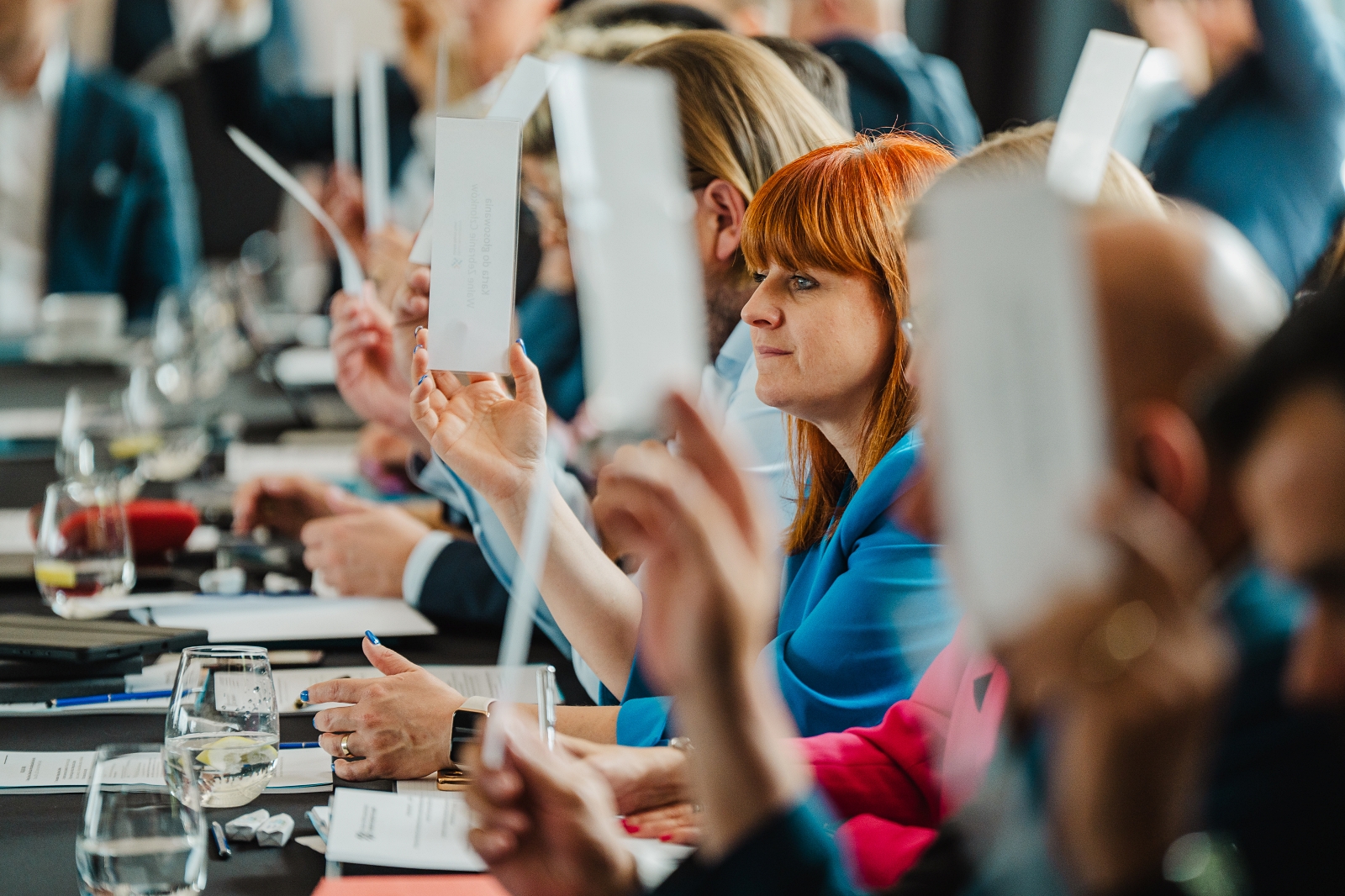Głosowanie podczas zebrania OMGGS