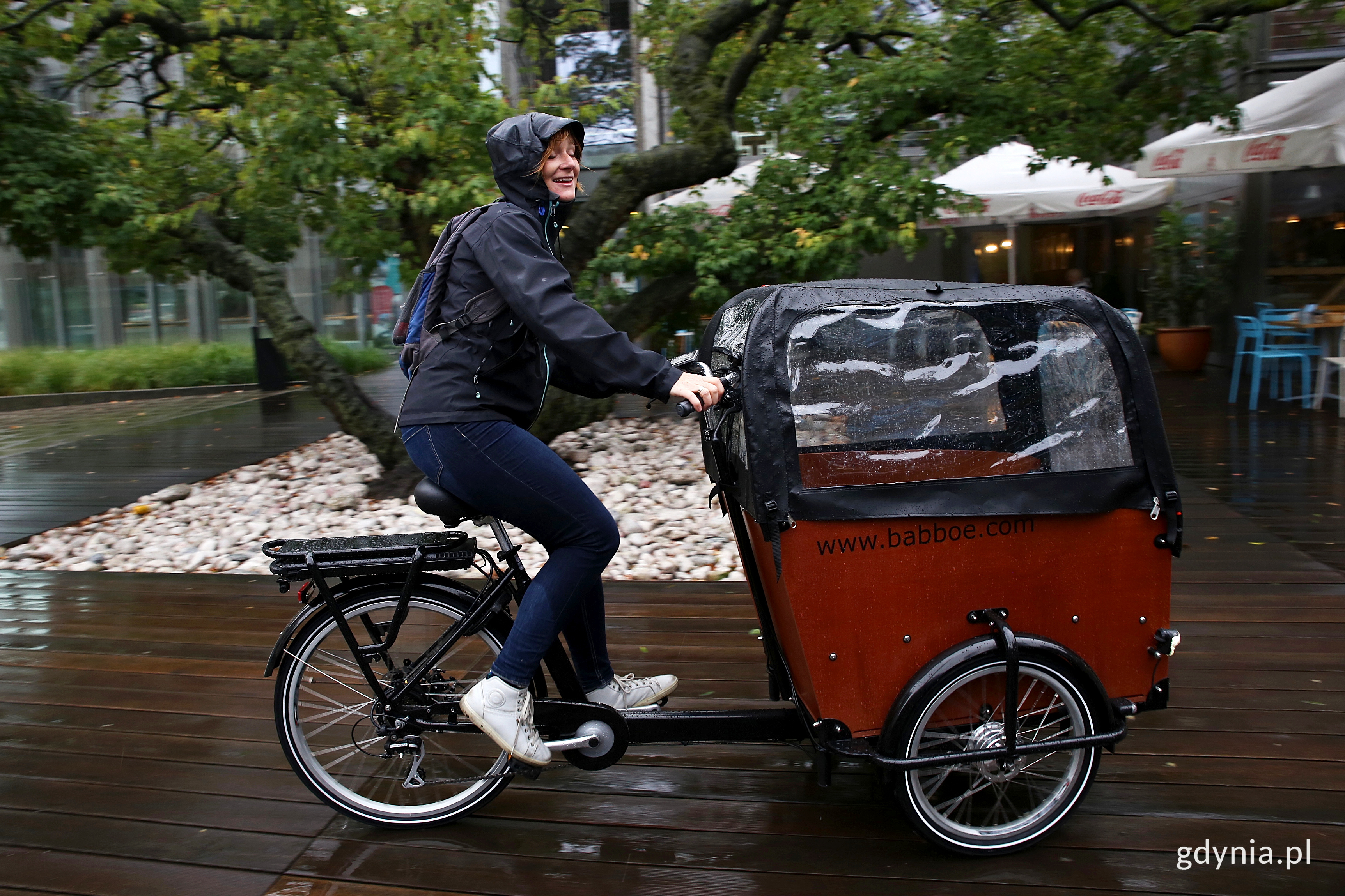 Jeden z zakupionych rower&oacute;w towarowych, fot. Przemysław Kozłowski
