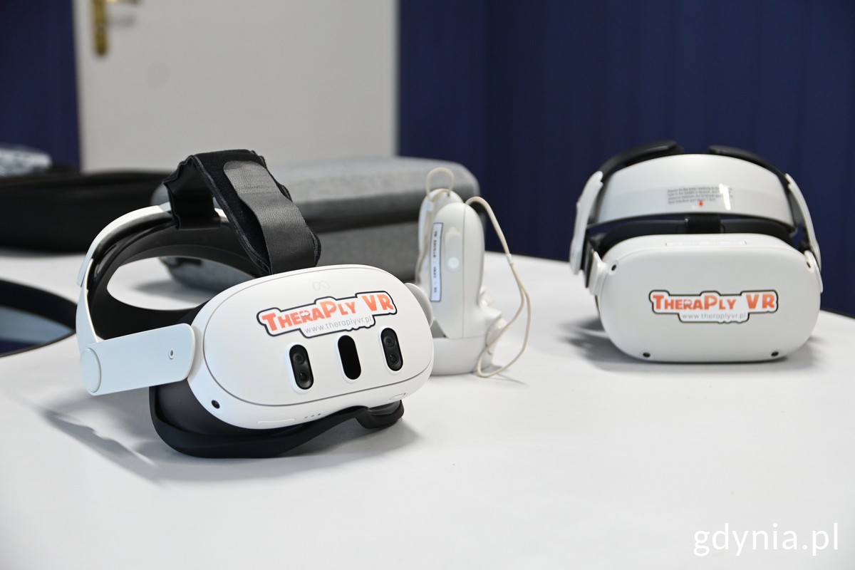 Urządzenie VR z aplikacją do relaksacji