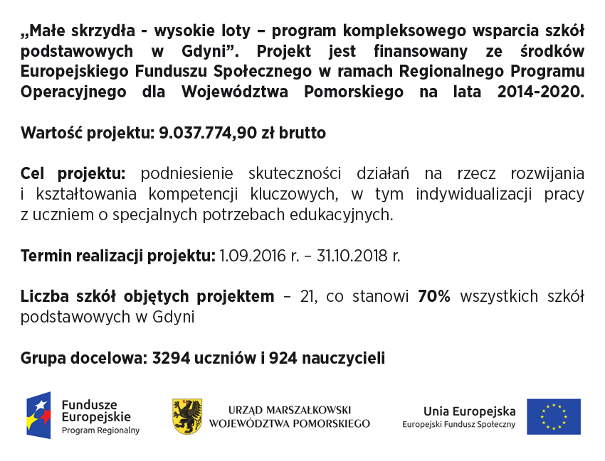 Małe skrzydła wysokie loty