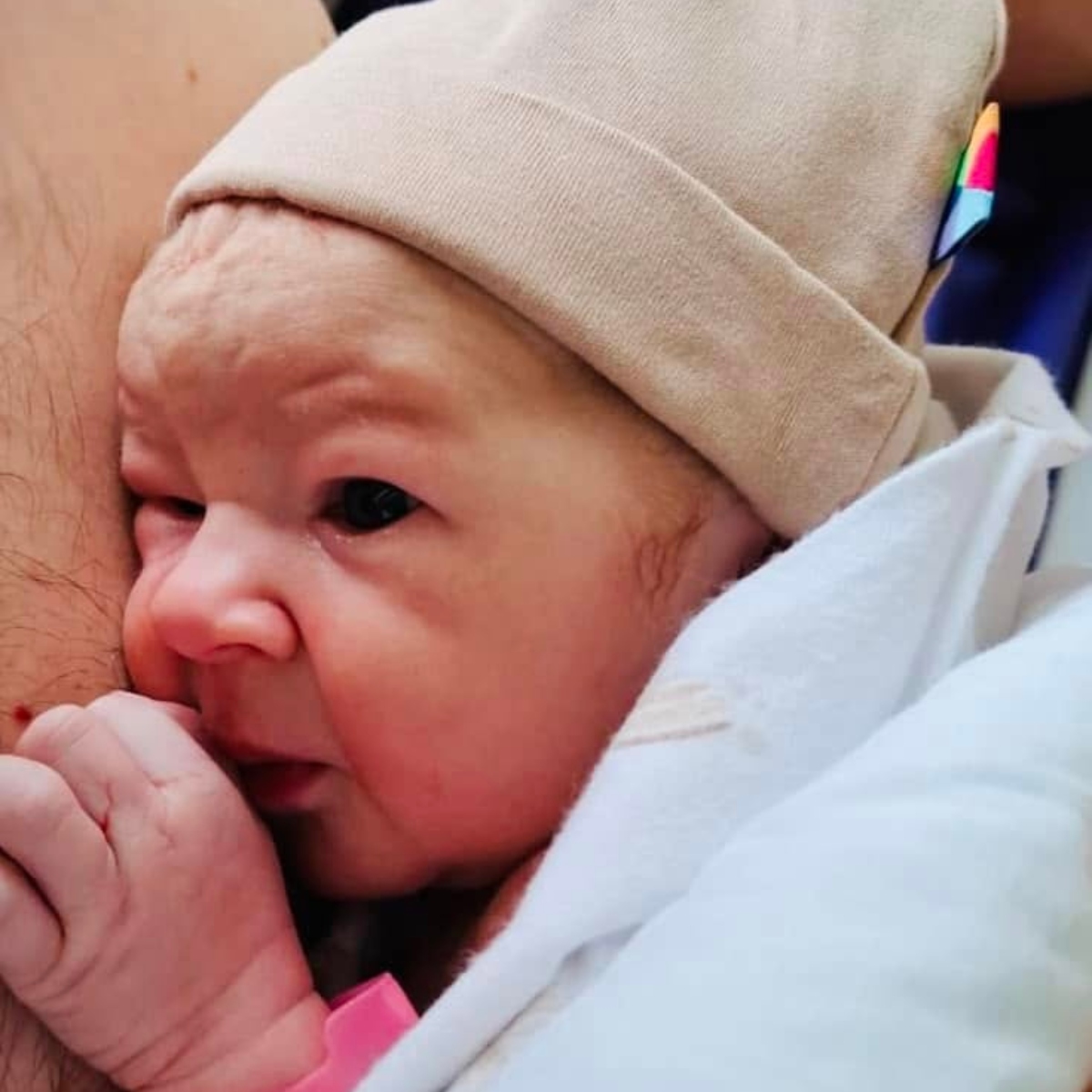 Marta &ndash; pierwsza gdynianka urodzona w 2025 roku (fot. Szpitale Pomorskie)