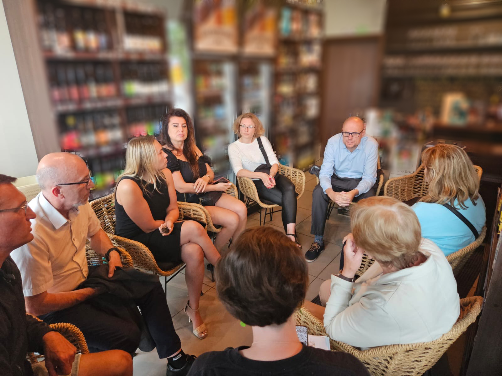 spotkanie przedsiębiorc&oacute;w z wicprezydentem Barłomiejem Austenem, mat.własne