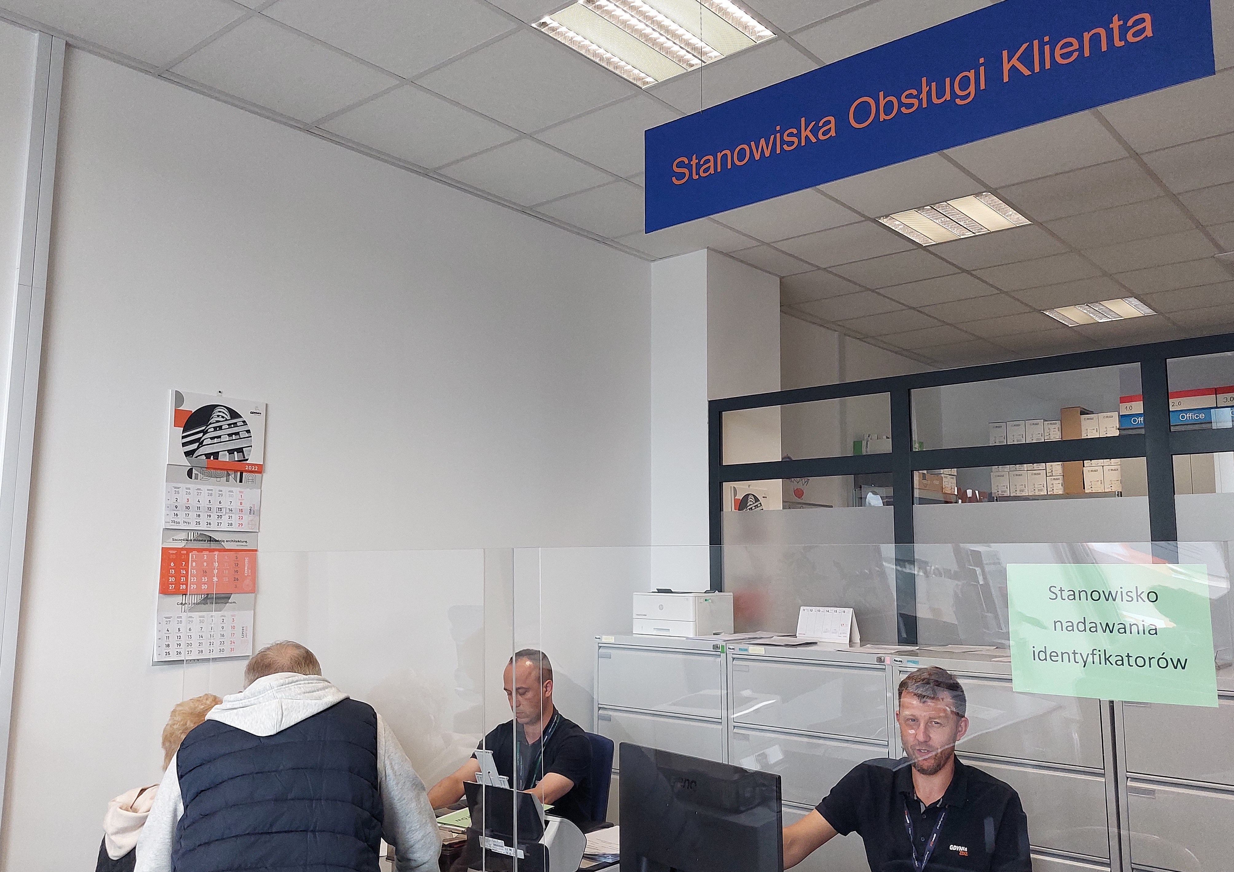 Biuro Obsługi Klienta Strefy Płatnego Parkowania Zarządu Dr&oacute;g i Zieleni w Gdyni // fot. ZDiZ