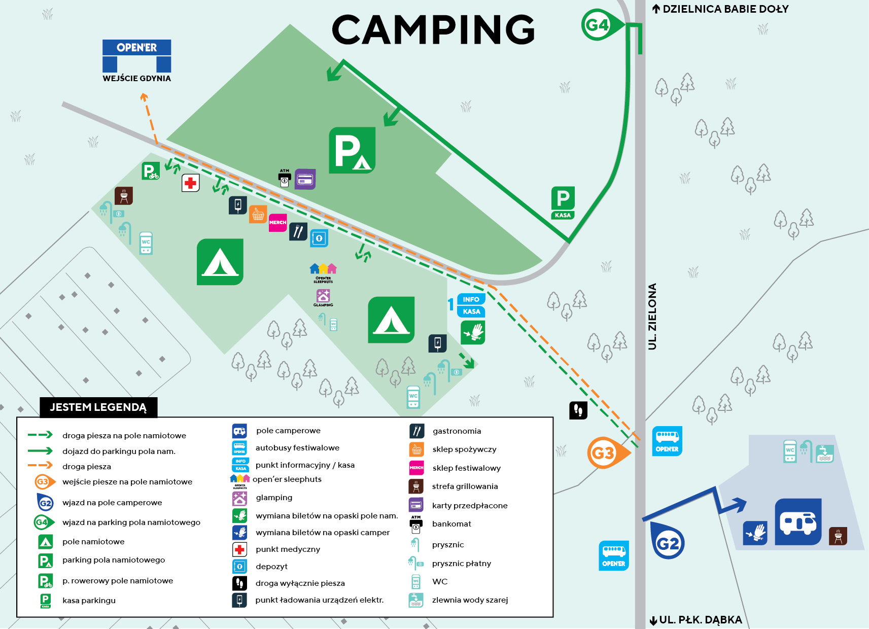 Mapa campingu (fot. Alter Art)