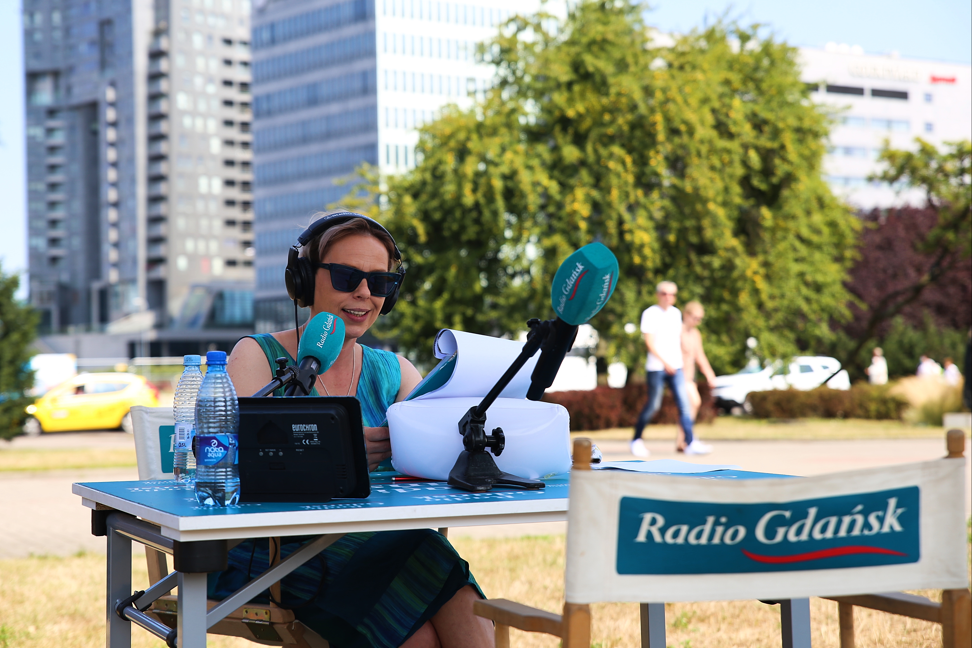 Magda Szpiner z Radia Gdańsk. fot. Przemysław Kozłowski