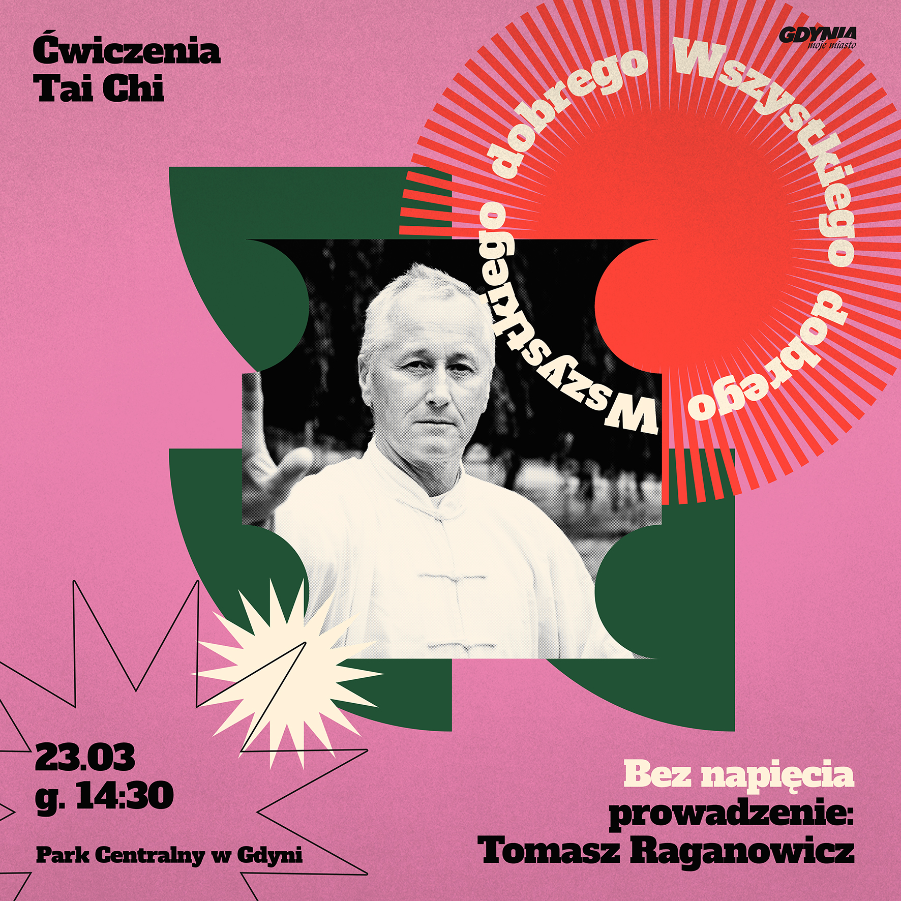 &bdquo;Bez napięcia&rdquo;. Ćwiczenia Tai Chi. Zajęcia poprowadzi instruktor Tomasz Raganowicz.&nbsp;&nbsp;