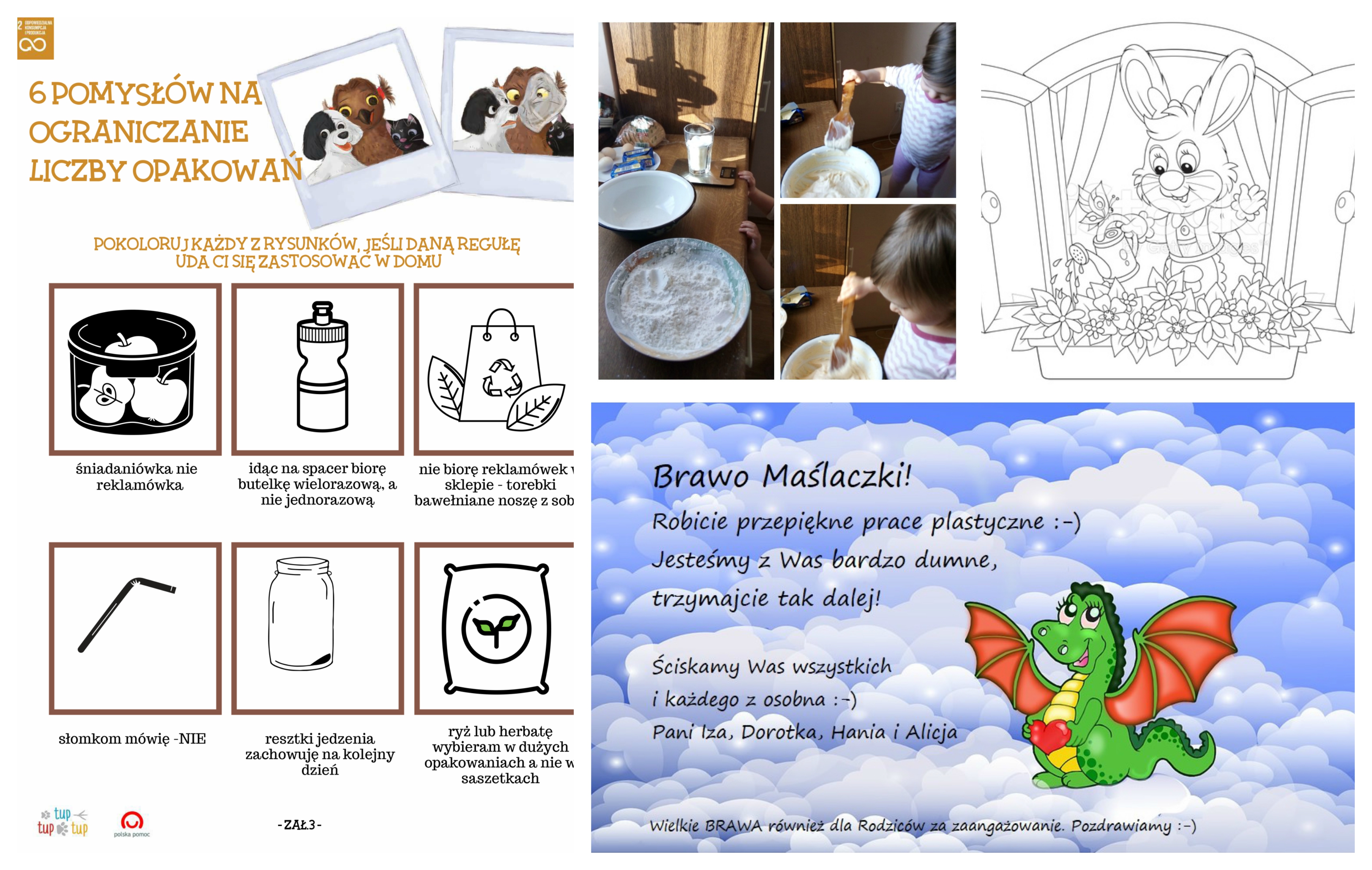materiały prasowe żłobk&oacute;w Koniczynka i Niezapominajka