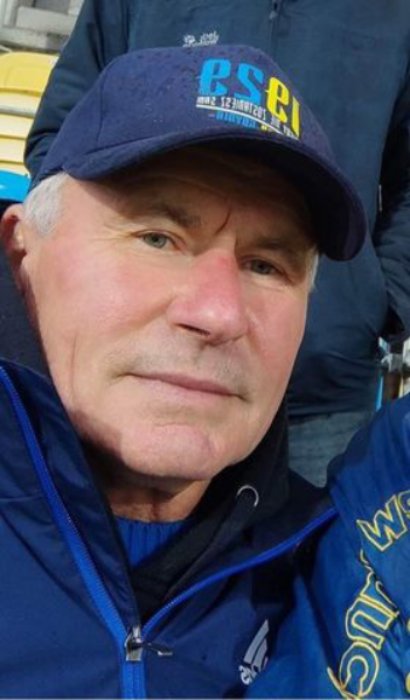 Jerzy Drela, właściciel sklepu piłkarskiego &bdquo;Arka gadżety, bilety&rdquo;