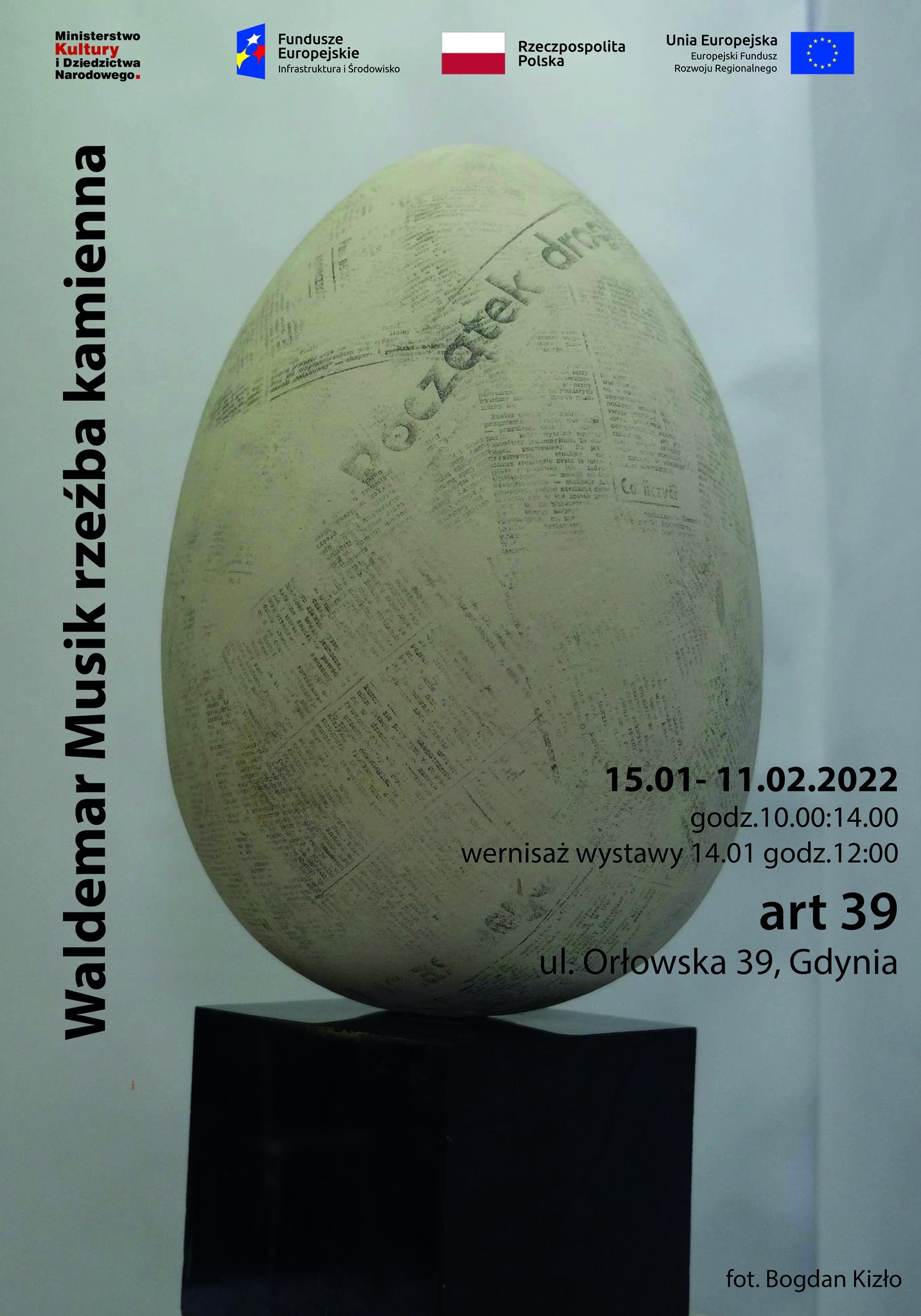 Waldemar Musik &ndash; wystawa rzeźby kamiennej