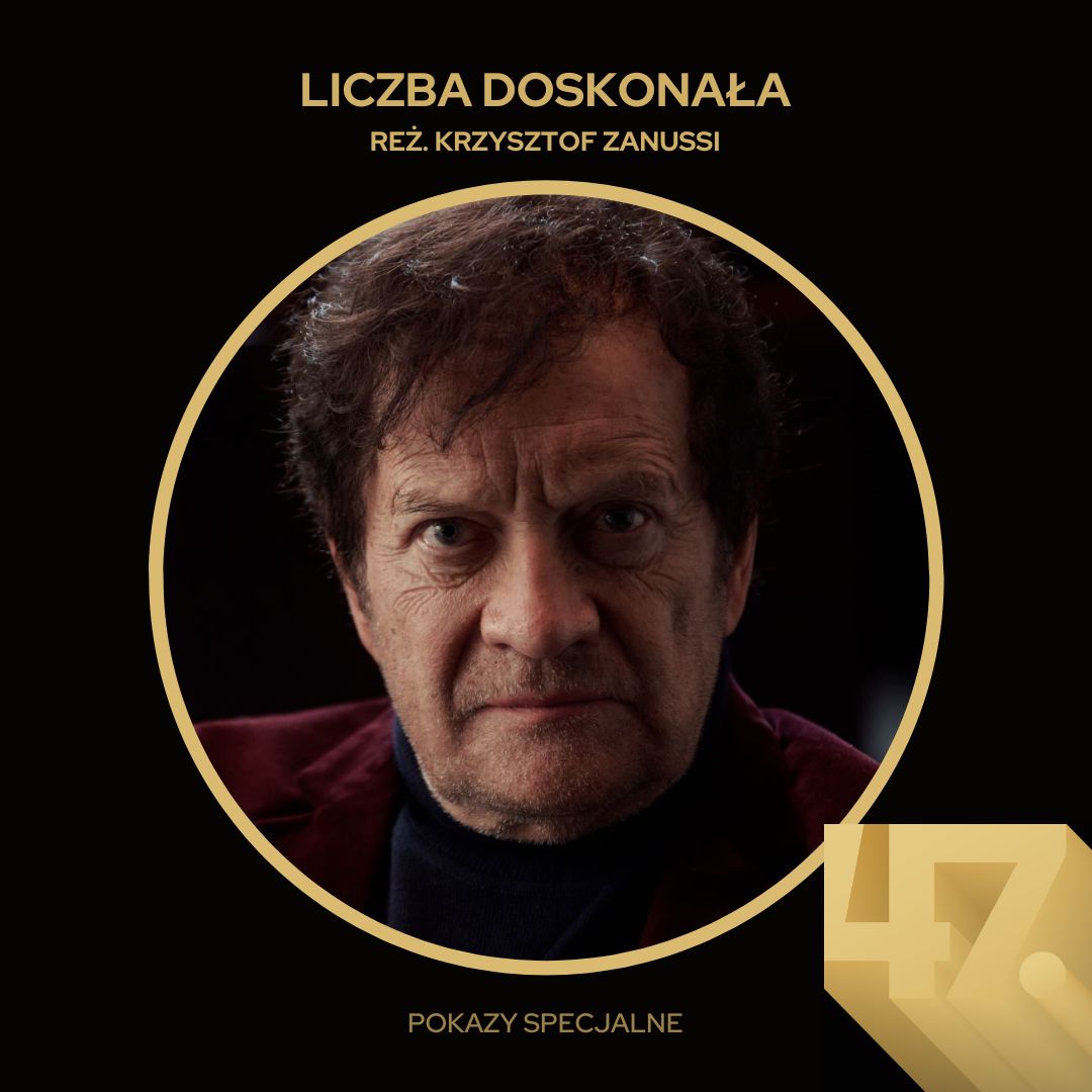 Plakat filmu Krzysztofa Zanussiego &bdquo;Liczba doskonała&rdquo; // mat.prasowe 
