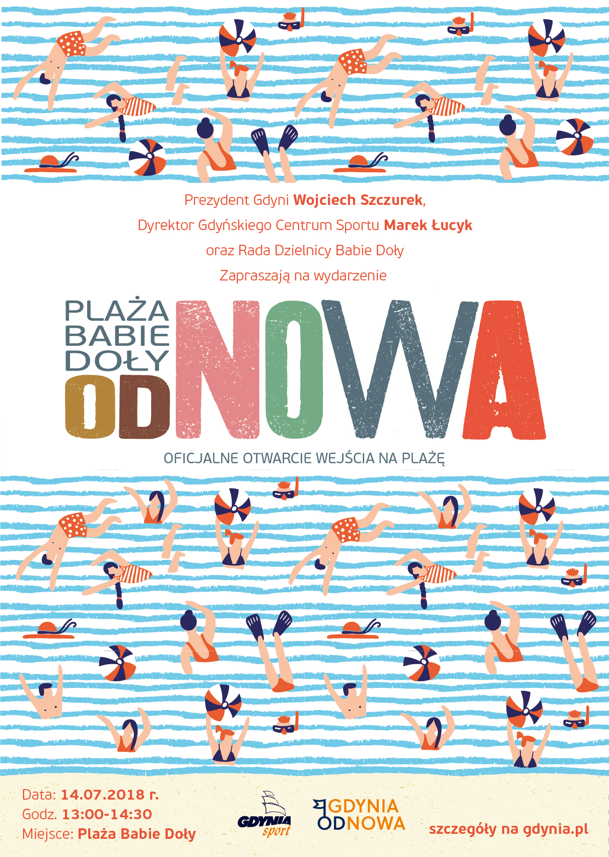 Plakat Plaża Babie Doły od(Nowa)
