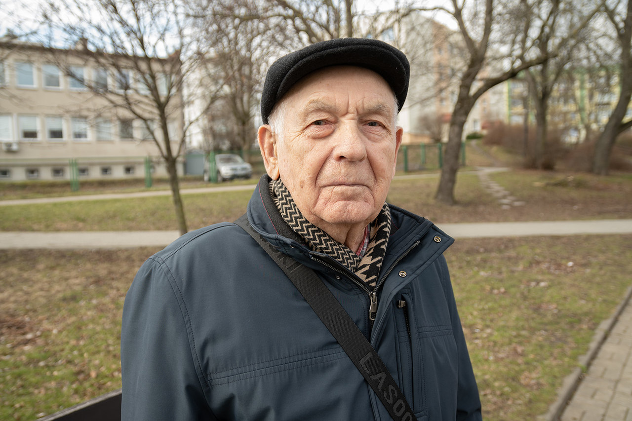 Edward Halarewicz, 93 lata, z Gdyni. Fot. Zygmunt Gołab