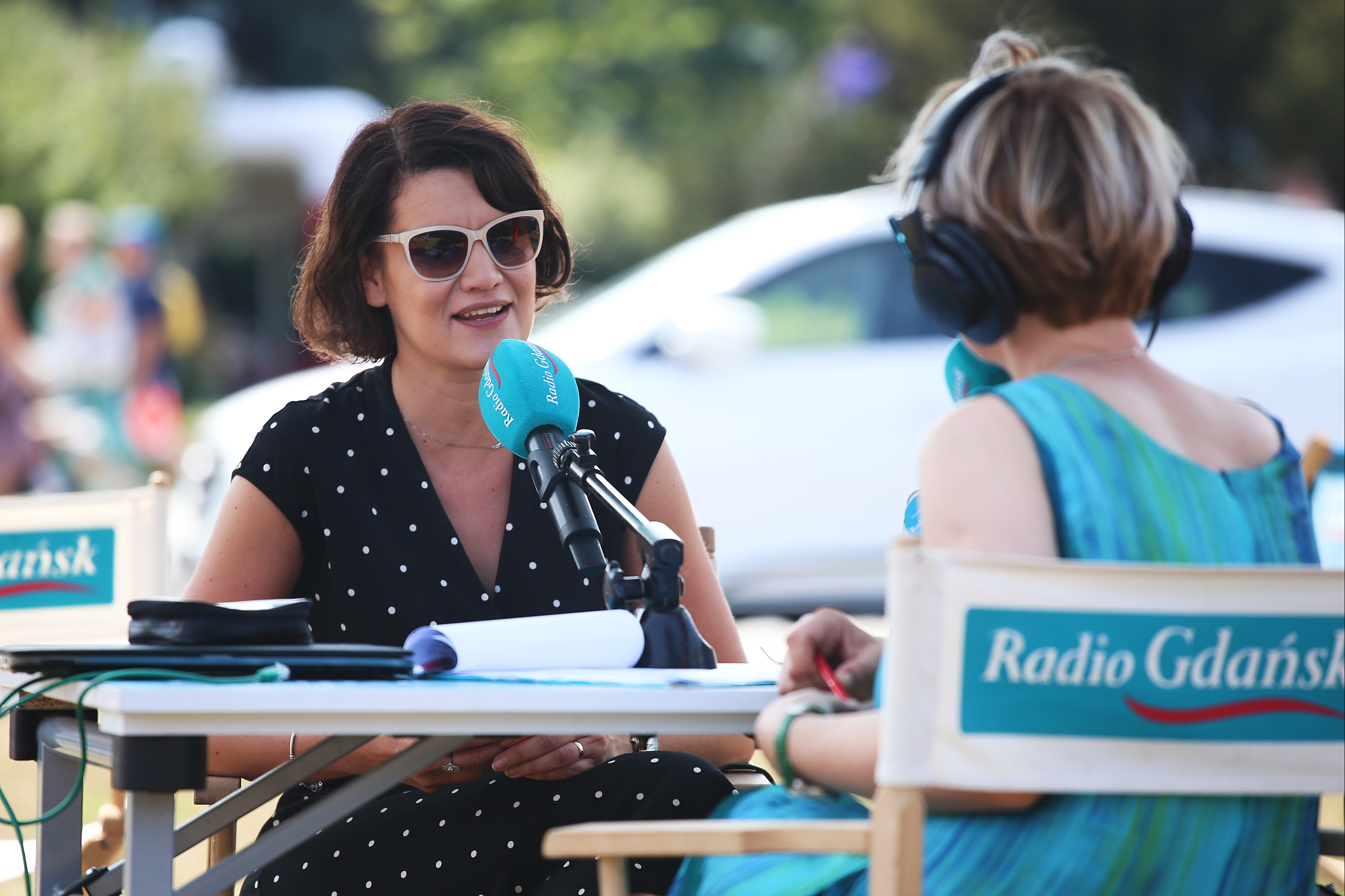 Katarzyna Gruszecka-Spychała, wiceprezydent Gdyni ds. gospodarki w Radiu Gdańsk. fot. Przemysław Kozłowski