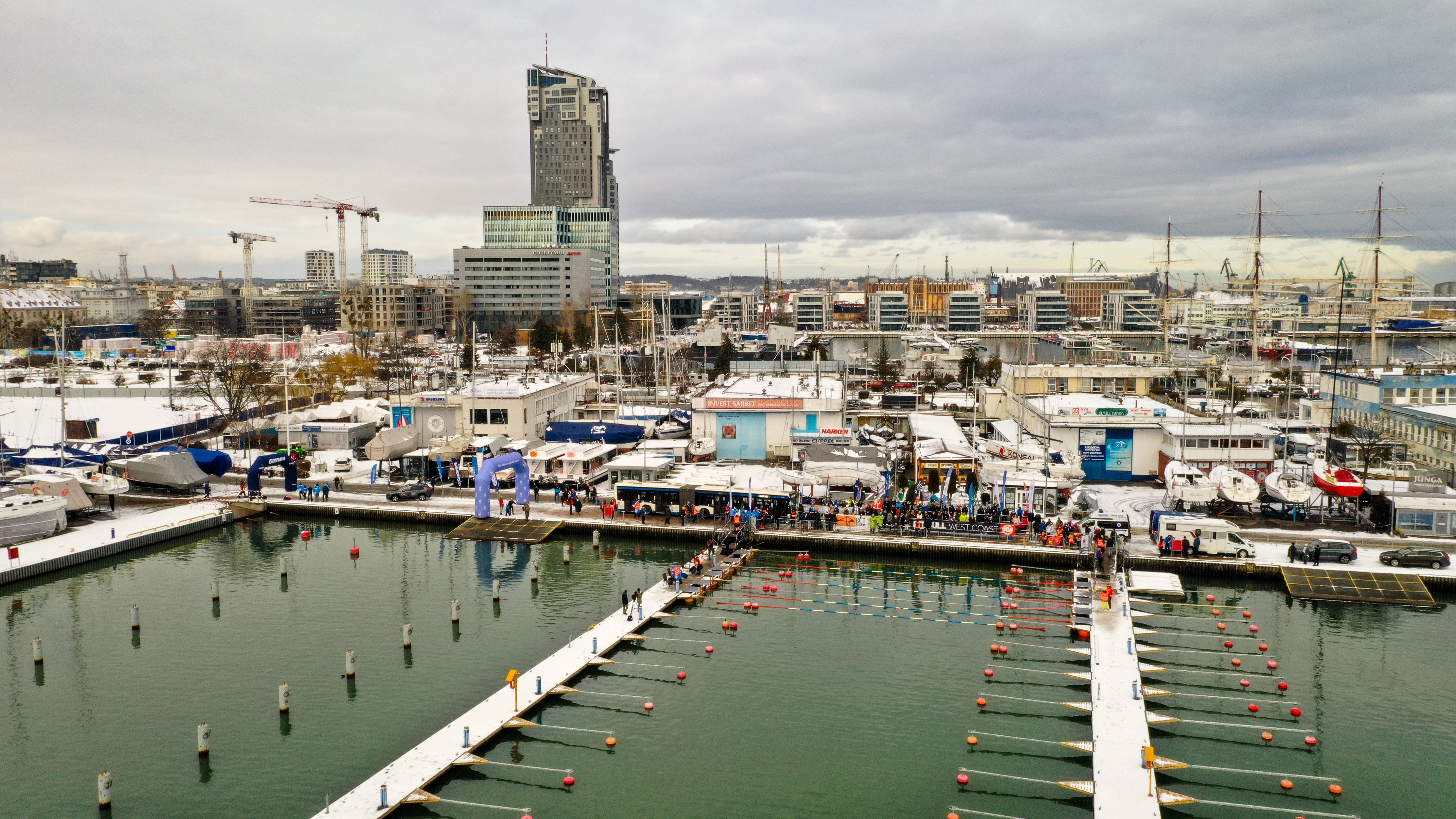 Zimowe atrakcji z lotu ptaka (fot. mat. prasowe organizator&oacute;w)