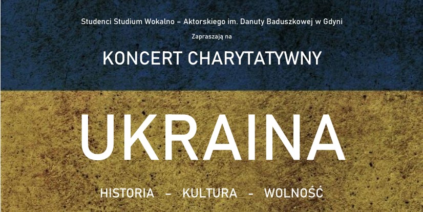 Koncert charytatywny dla Ukrainy