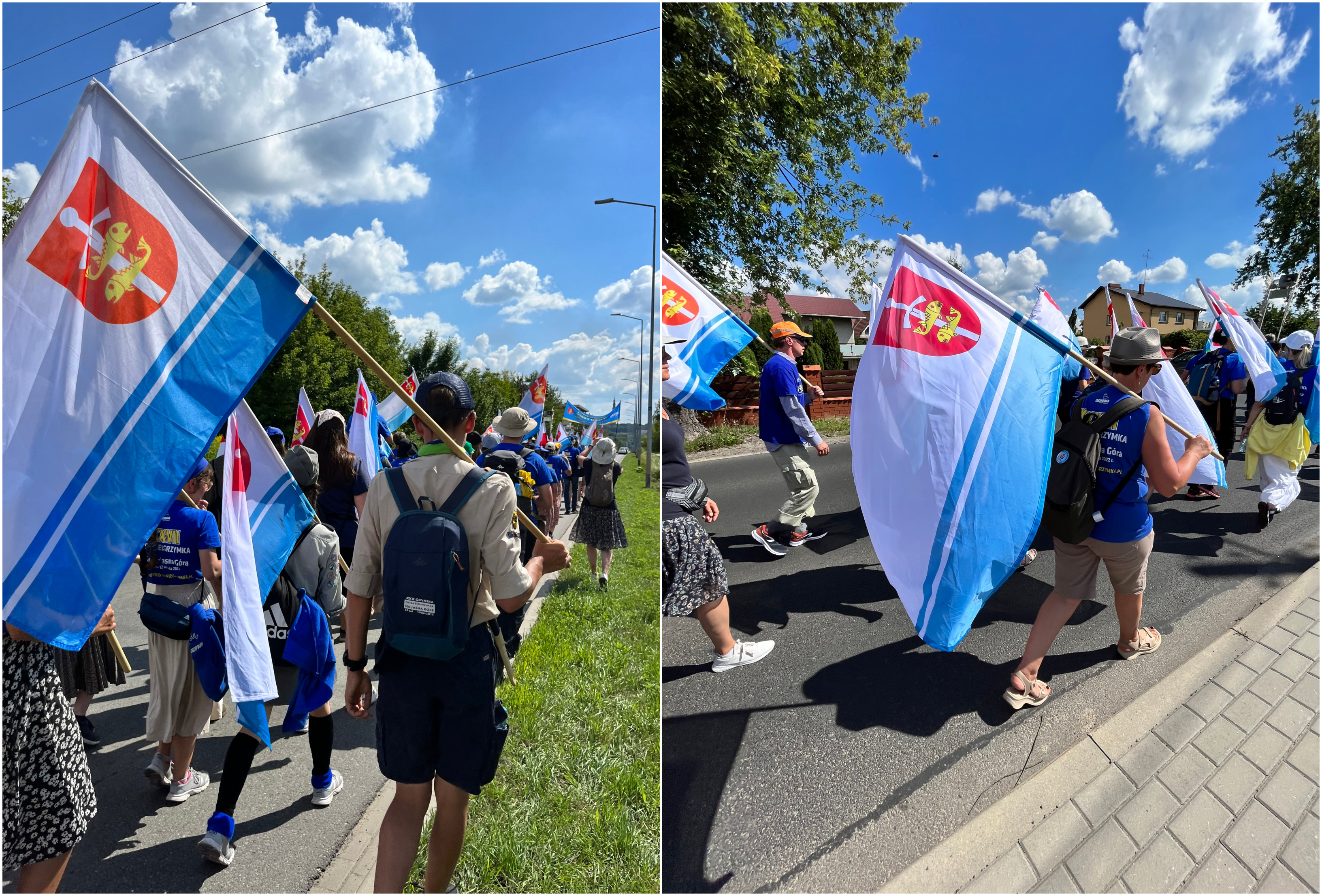 Gdyńska pielgrzymka w drodze na Jasną G&oacute;rę, fot. Aneta Roczniak