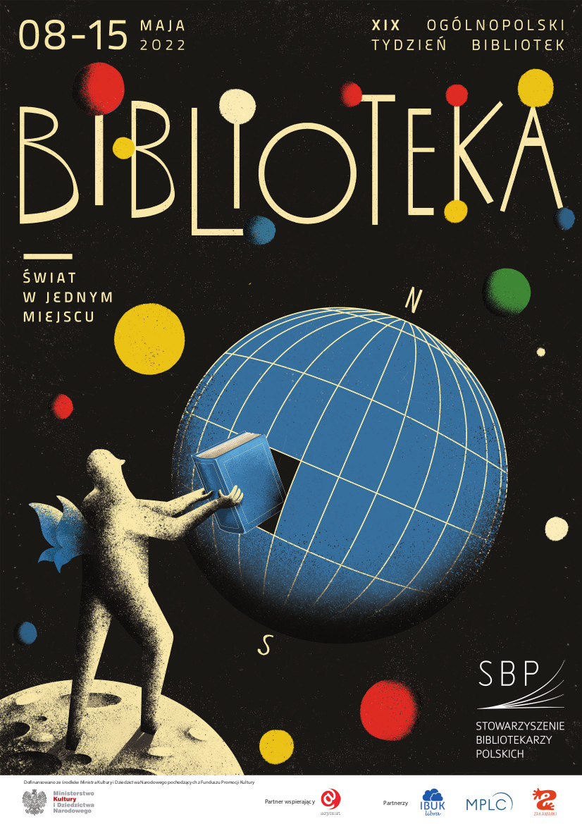 Plakat Tygodnia Bibliotek, źr&oacute;dło: https://tydzienbibliotek.sbp.pl/