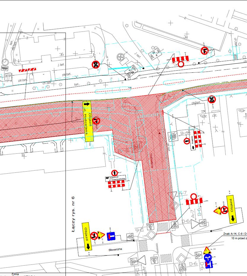 skrzyżowanie ulic Chwarznieńskiej i Hodowlanej