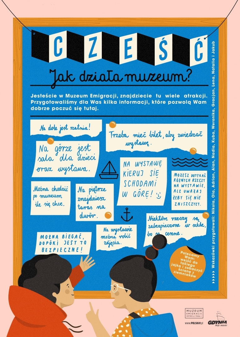 Regulamin muzeum dla dzieci // mat. prasowe