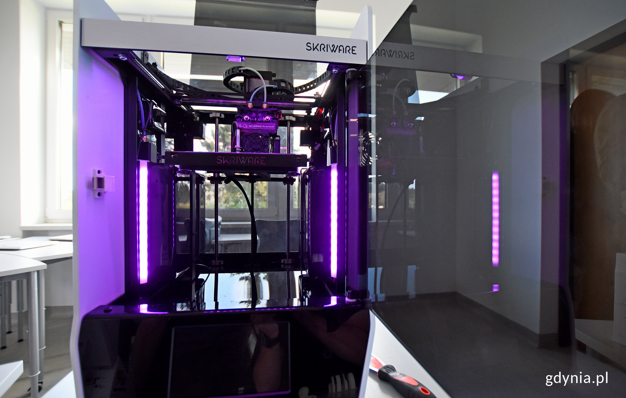 Drukarki 3D to jeden z element&oacute;w wyposażenia szkoły, fot. Kamil Złoch