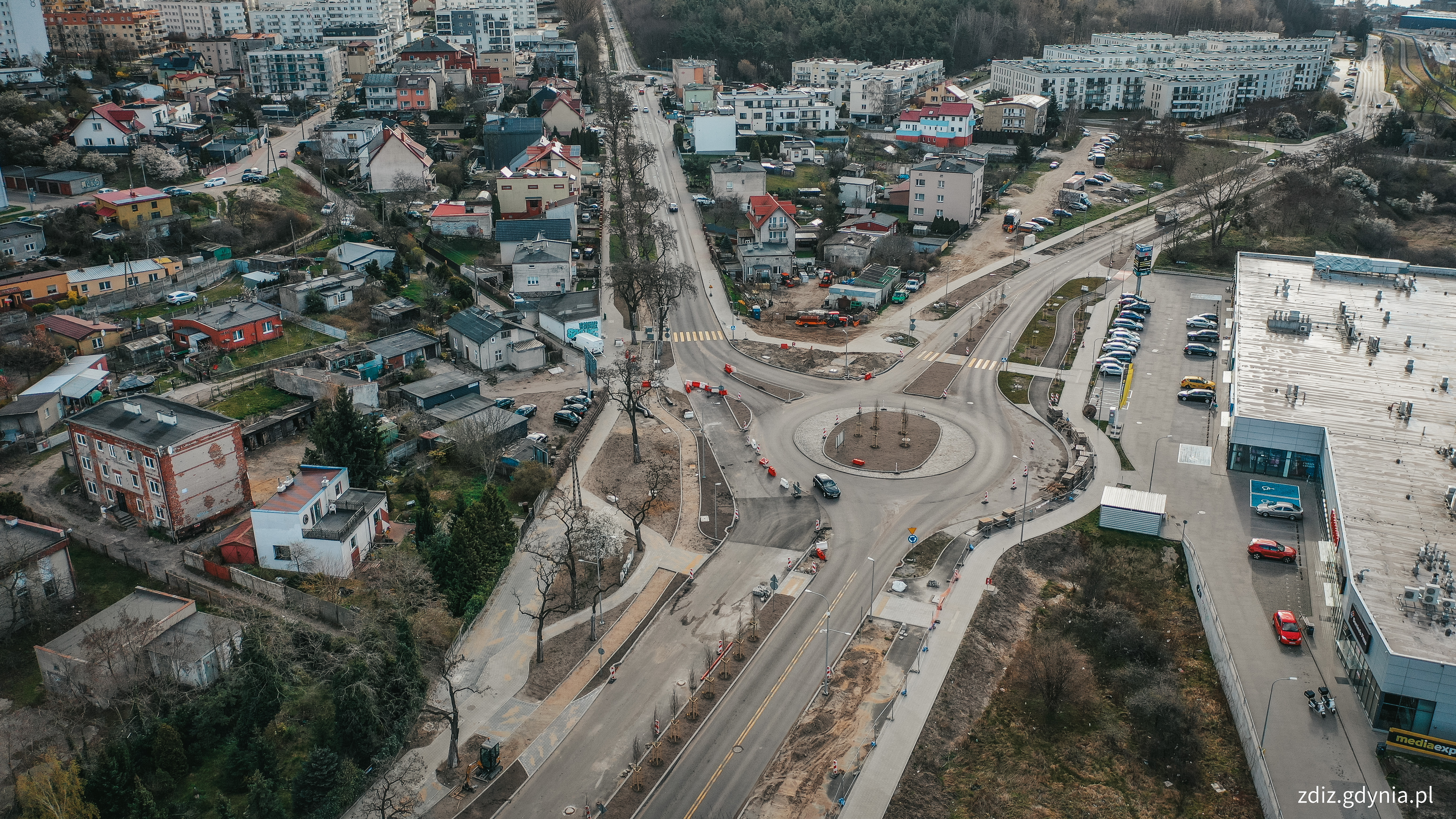 Rozbudowa ul. Unruga//fot. M.Mielewski, ZDIZ Gdynia
