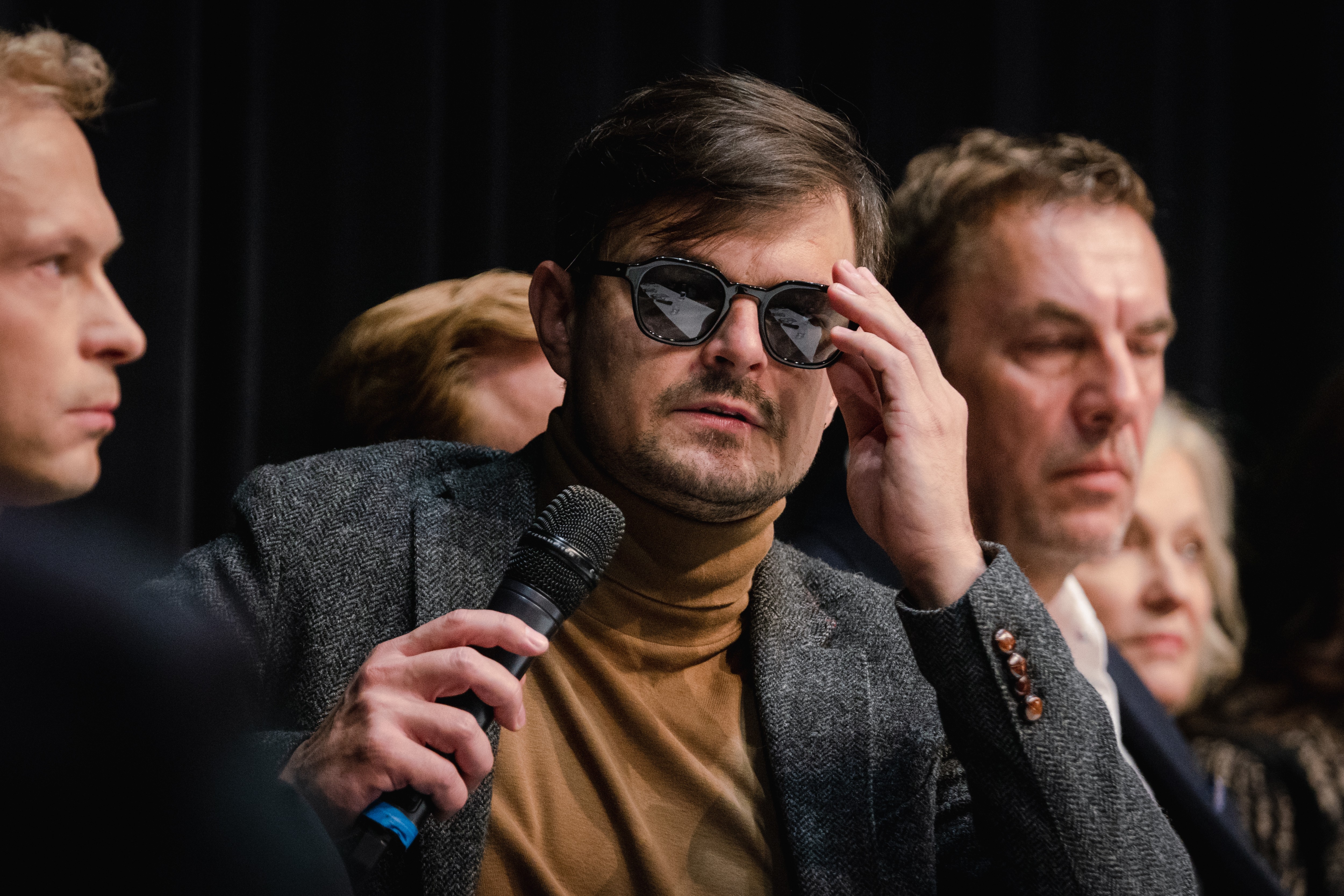 Dawid Ogrodnik, czyli odtw&oacute;rca roli księdza Jana Kaczkowskiego w filmie "Johnny", fot. Anna Rezulak / mat. prasowe FPFF