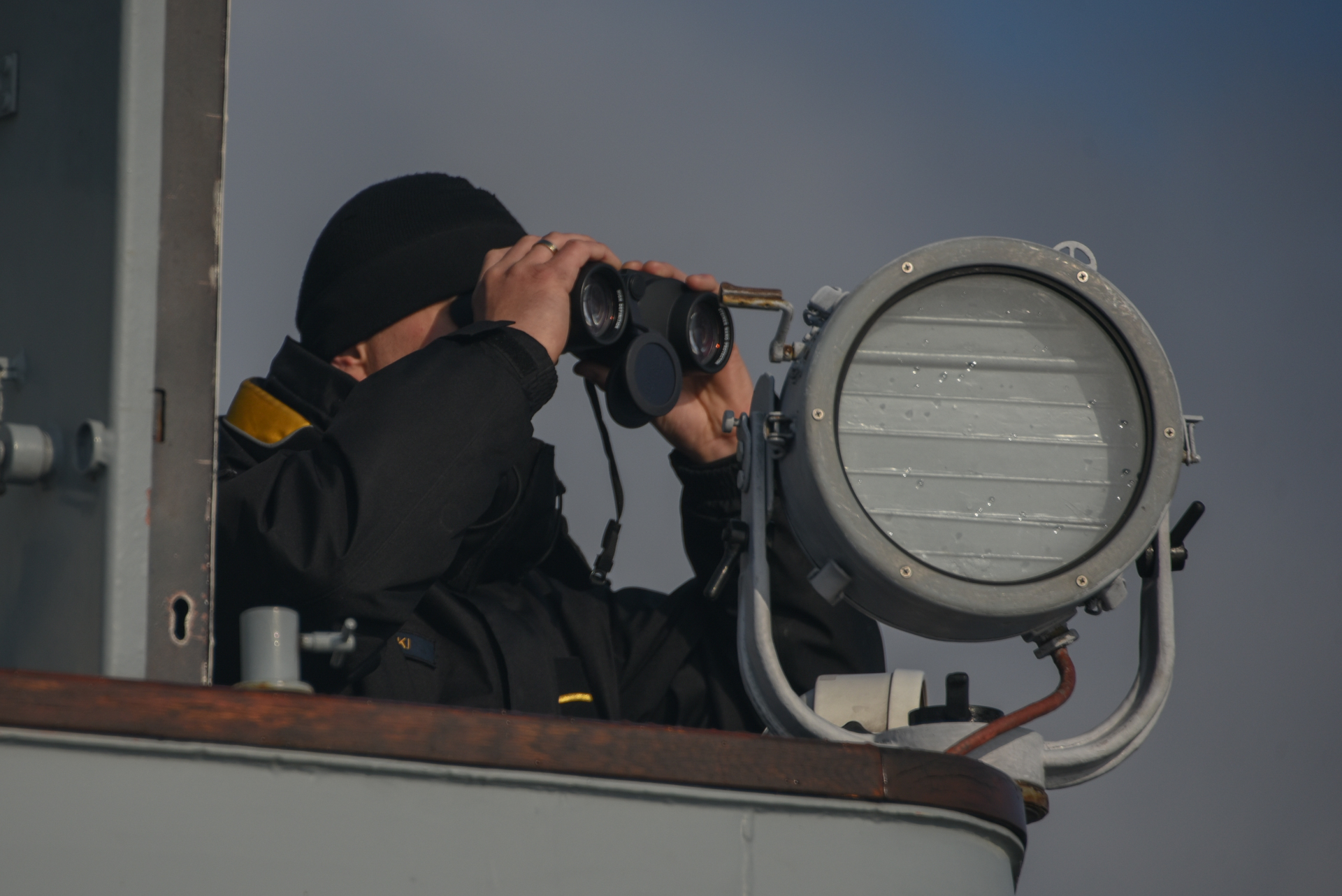 ORP &bdquo;Grom&rdquo; ćwiczy na wodach Zatoki Gdańskiej // fot. kmdr ppor. Radosław Pioch / 3.FO