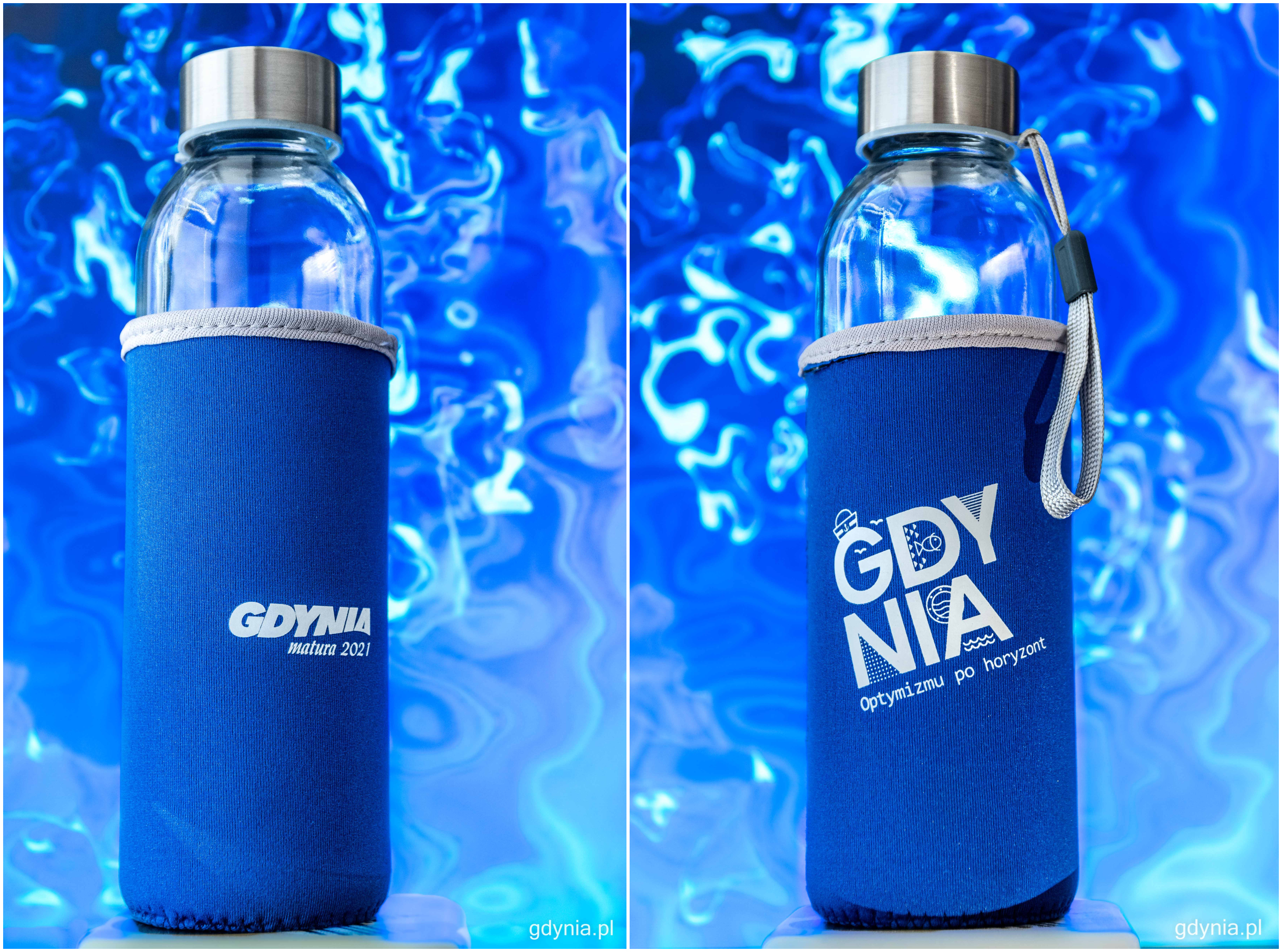 Tak prezentuje się butelka, kt&oacute;rą otrzymają tegoroczni maturzyści w Gdyni, fot. Kamil Złoch