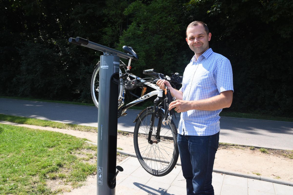 Stacje naprawy rower&oacute;w // fot. Lechosław Dzierżak