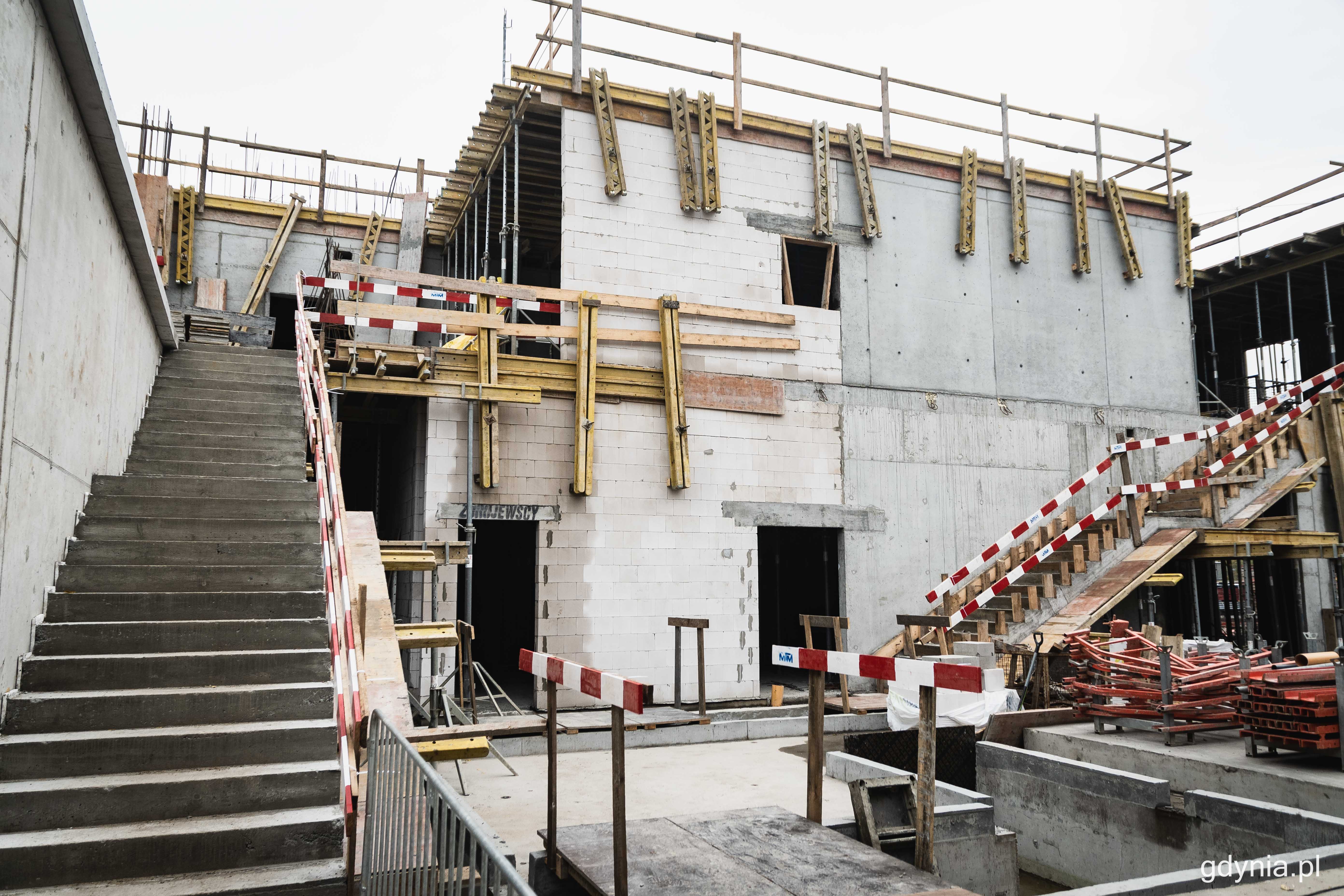 Plac budowy Akademickiego Centrum Technologii Podwodnych, fot. Kamil Złoch