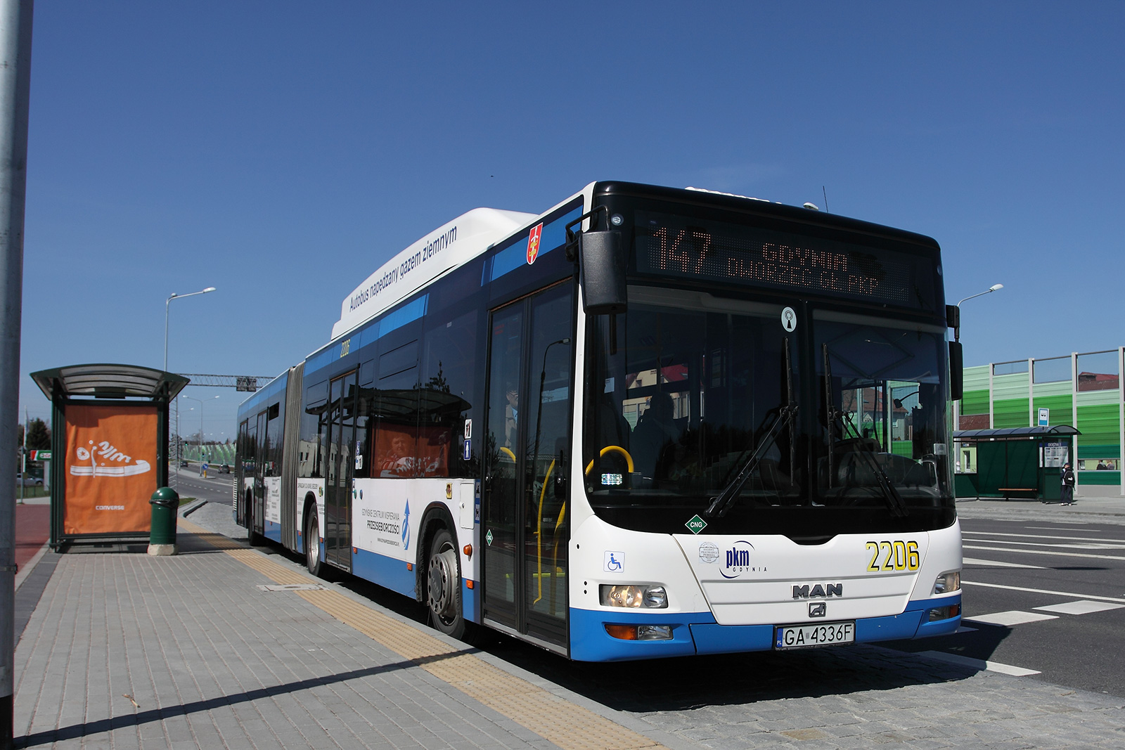 Nowoczesny MAN na linii 147 // fot. archiwum ZKM Gdynia