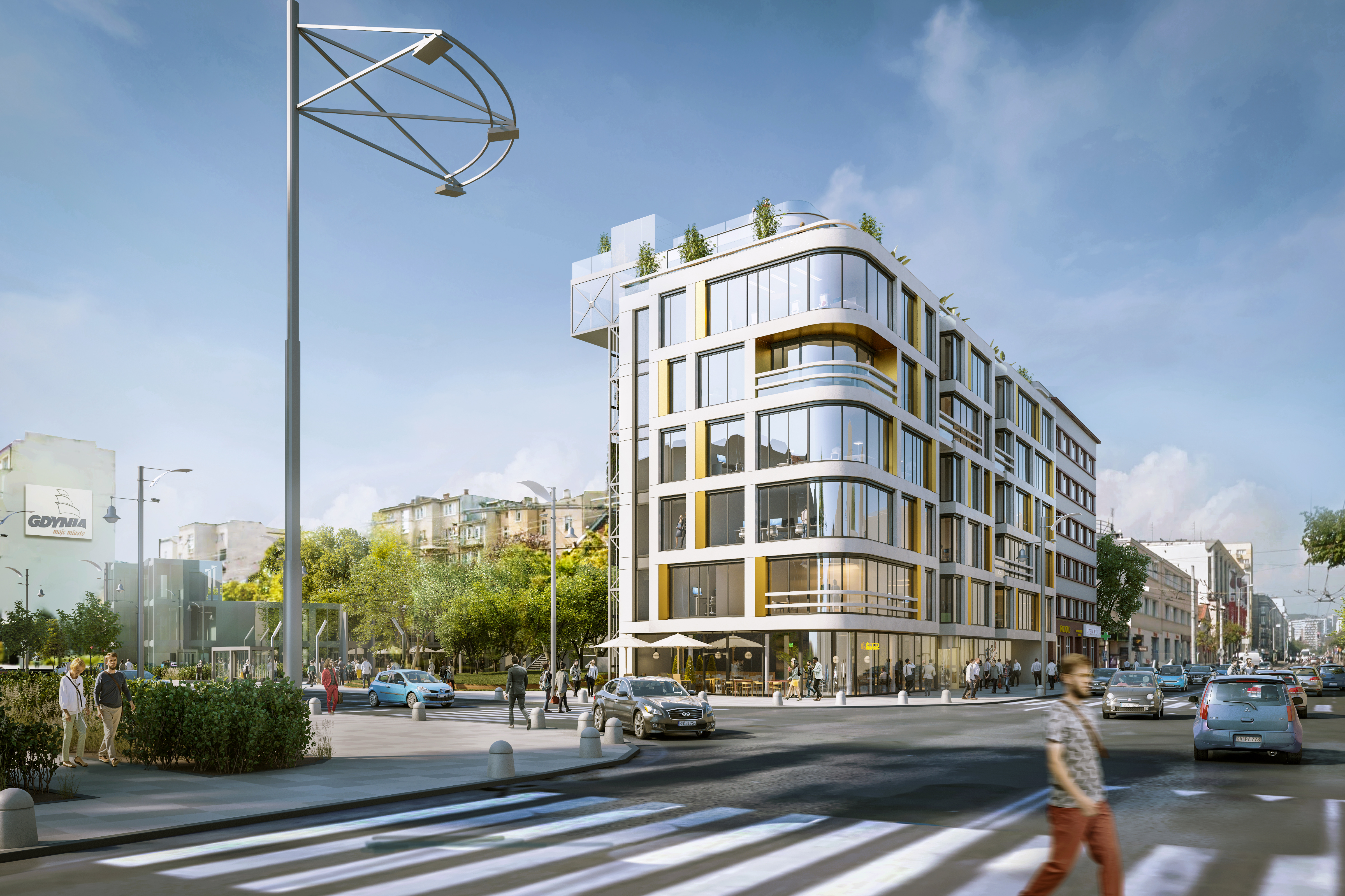 Wizualizacja koncepcji przedstawionej przez pracownię 3MA, mat. prasowe AB Inwestor