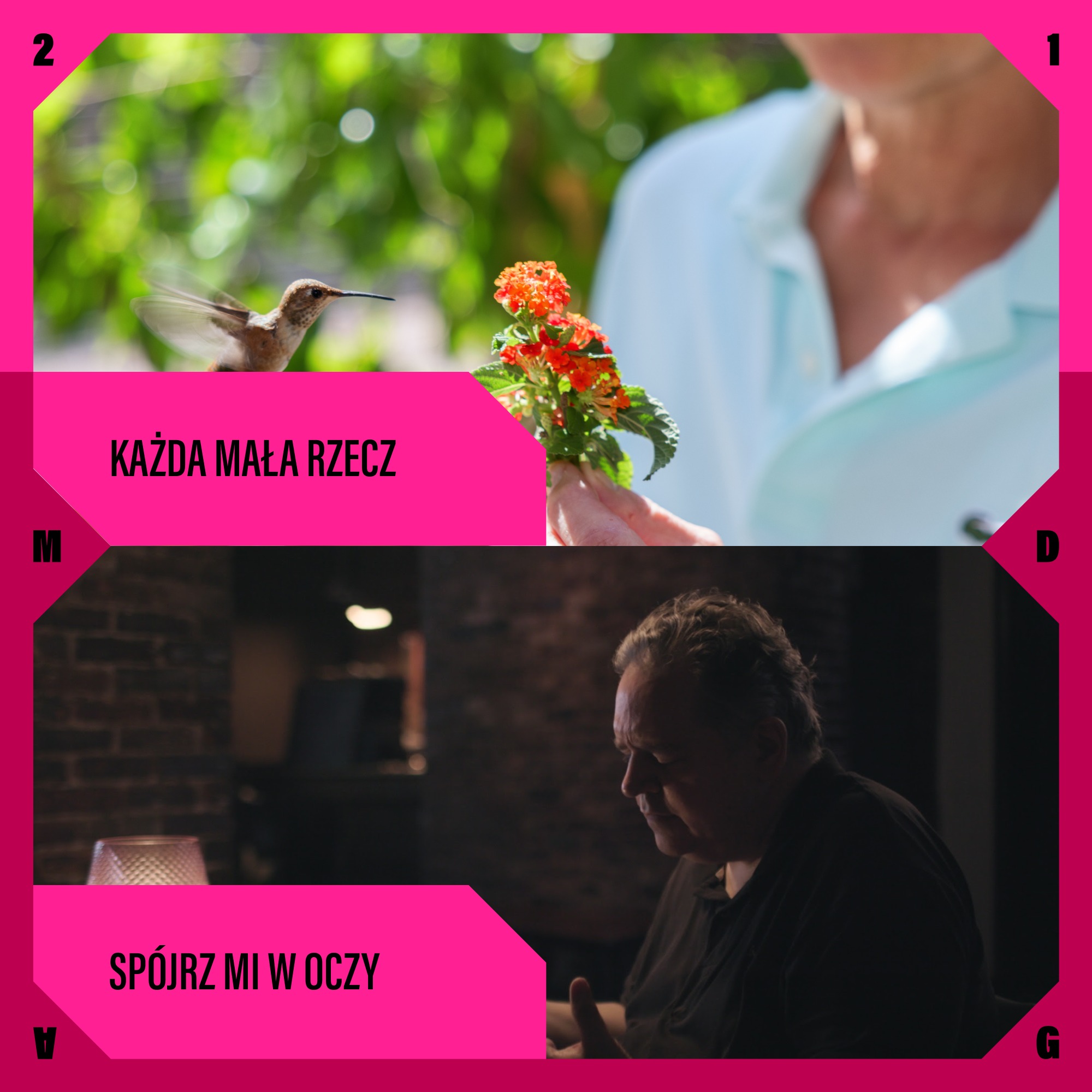 Plakaty film&oacute;w: &bdquo;Każda mała rzecz&rdquo; i &bdquo;Sp&oacute;jrz mi w oczy&rdquo; 