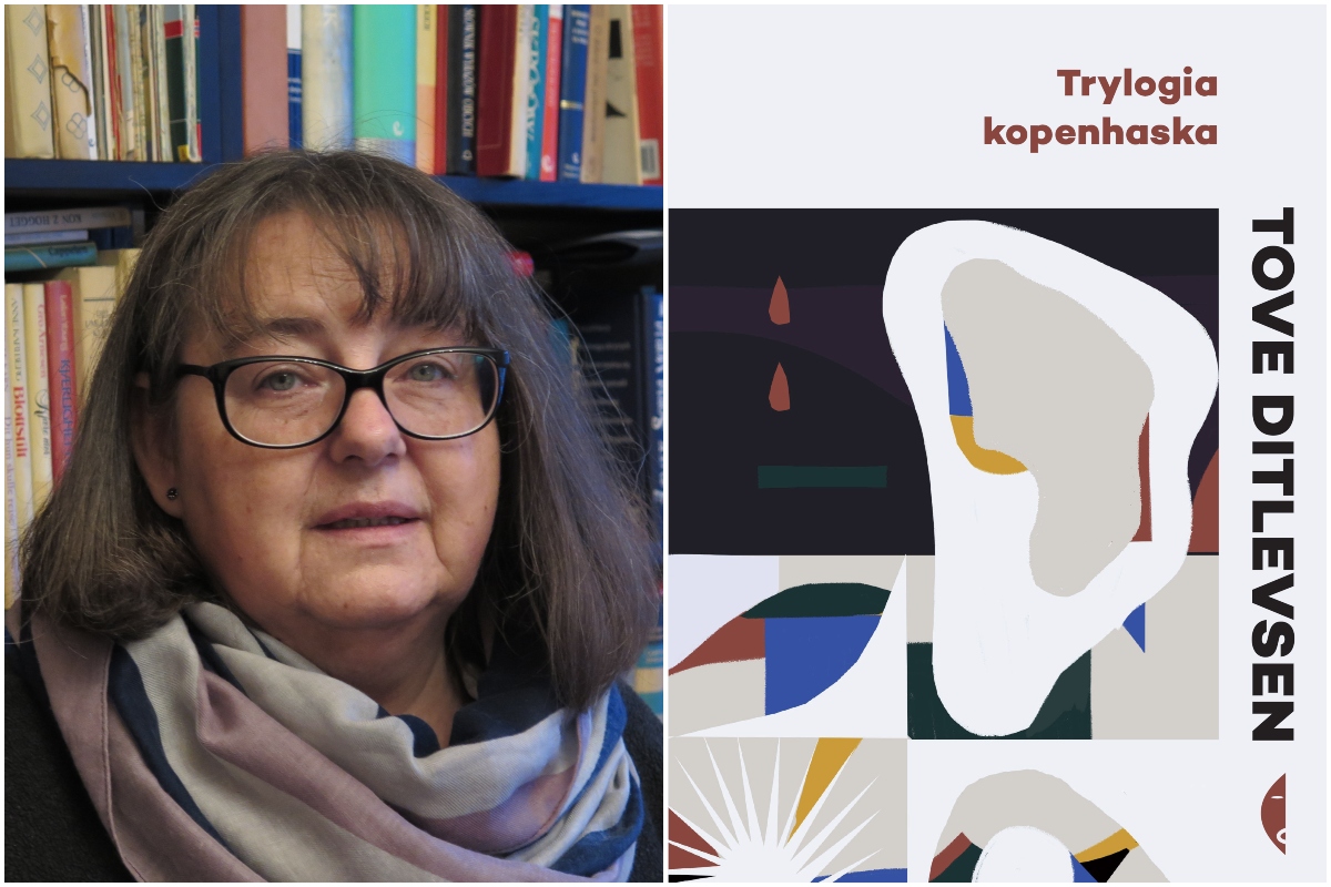 Iwona Zimnicka (z lewej) &ndash; okładka książki &bdquo;Trylogia kopenhaska&rdquo; Tove Ditlevsen // mat. prasowe