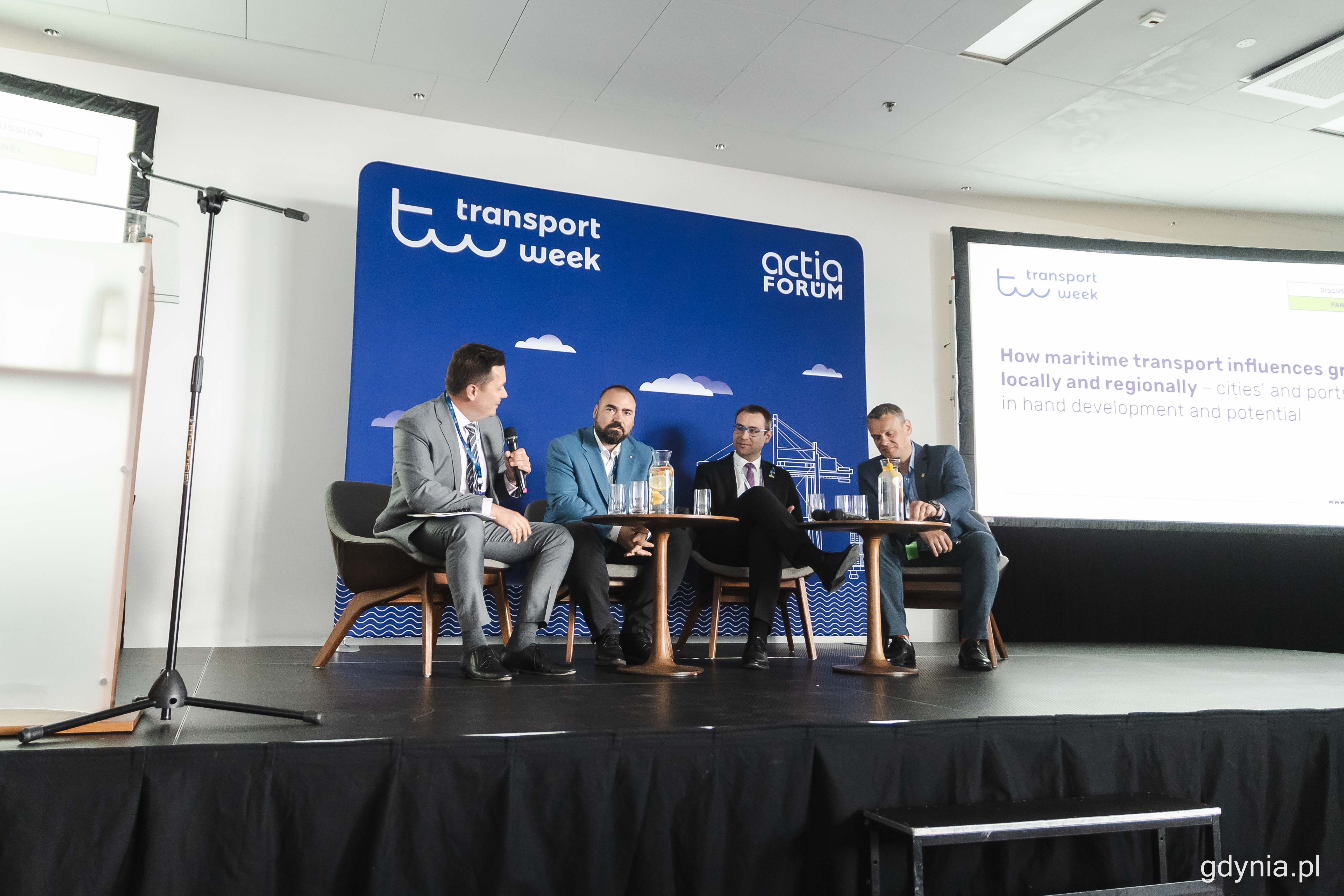 Dyskusja poświęcona wsp&oacute;łpracy portu i miasta na przykładzie Portu Gdynia, fot. Kamil Złoch
