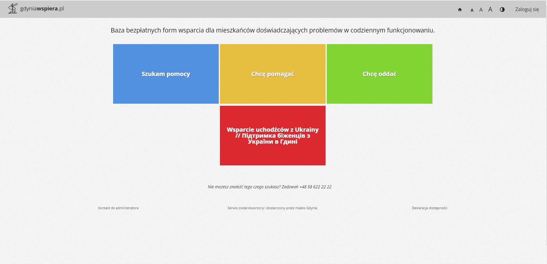 Strona gł&oacute;wna gdyniawspiera.pl 