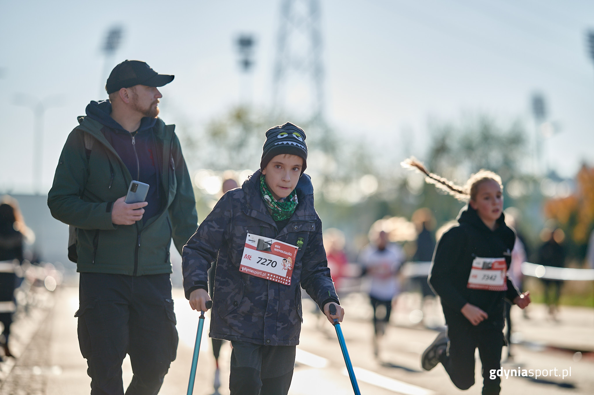 Janek na trasie zawod&oacute;w