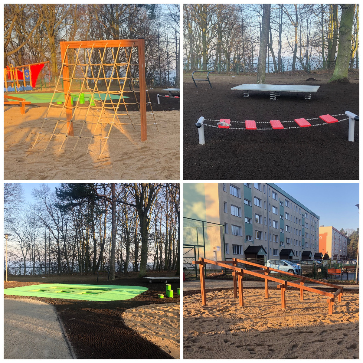 Urządzenia na nowej części placu zabaw w dzielnicy Babie Doły/ fot. ZDiZ