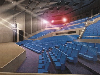 plan rozbudowy Teatru Muzycznego - widownia