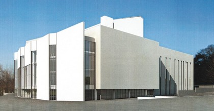 plan rozbudowy Teatru Muzycznego - widok od strony Placu Grunwaldzkiego