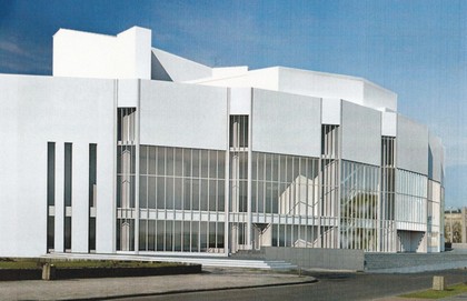 plan rozbudowy Teatru Muzycznego - widok od ulicy