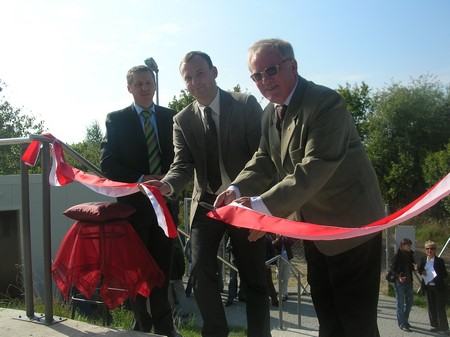 wiceprezydent Gdyni Michał Guć otwiera wieżę widokową Kolibki, foto: Dorota Nelke