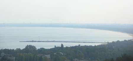 Wieża widokowa Kolibki - widok na Sopot, foto: Dorota Nelke
